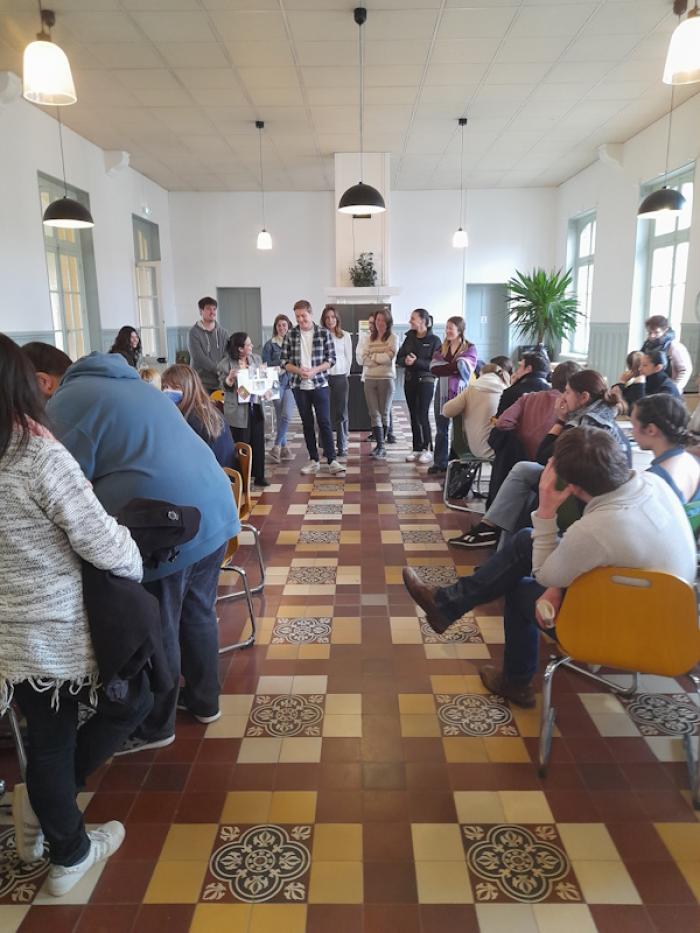 Moment de rencontre avec les futurs professeurs des écoles